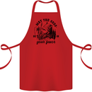 Viking May the Odds Be In Your Favour Cotton Apron 100% Organic Red