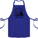 Viking May the Odds Be In Your Favour Cotton Apron 100% Organic Royal Blue