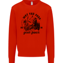 Viking May the Odds Be In Your Favour Kids Sweatshirt Jumper Bright Red