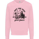 Viking May the Odds Be In Your Favour Kids Sweatshirt Jumper Light Pink