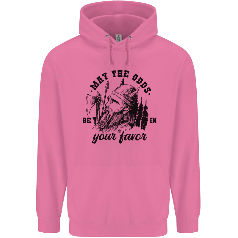 Viking May the Odds Be In Your Favour Mens 80% Cotton Hoodie Azelea