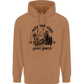 Viking May the Odds Be In Your Favour Mens 80% Cotton Hoodie Caramel Latte