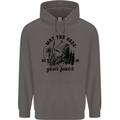 Viking May the Odds Be In Your Favour Mens 80% Cotton Hoodie Charcoal