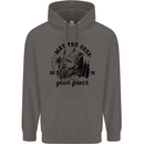 Viking May the Odds Be In Your Favour Mens 80% Cotton Hoodie Charcoal