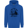 Viking May the Odds Be In Your Favour Mens 80% Cotton Hoodie Royal Blue