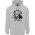 Viking May the Odds Be In Your Favour Mens 80% Cotton Hoodie Sports Grey