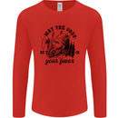 Viking May the Odds Be In Your Favour Mens Long Sleeve T-Shirt Red