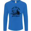 Viking May the Odds Be In Your Favour Mens Long Sleeve T-Shirt Royal Blue