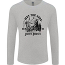 Viking May the Odds Be In Your Favour Mens Long Sleeve T-Shirt Sports Grey