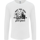 Viking May the Odds Be In Your Favour Mens Long Sleeve T-Shirt White