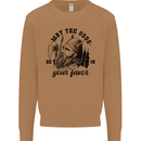 Viking May the Odds Be In Your Favour Mens Sweatshirt Jumper Caramel Latte