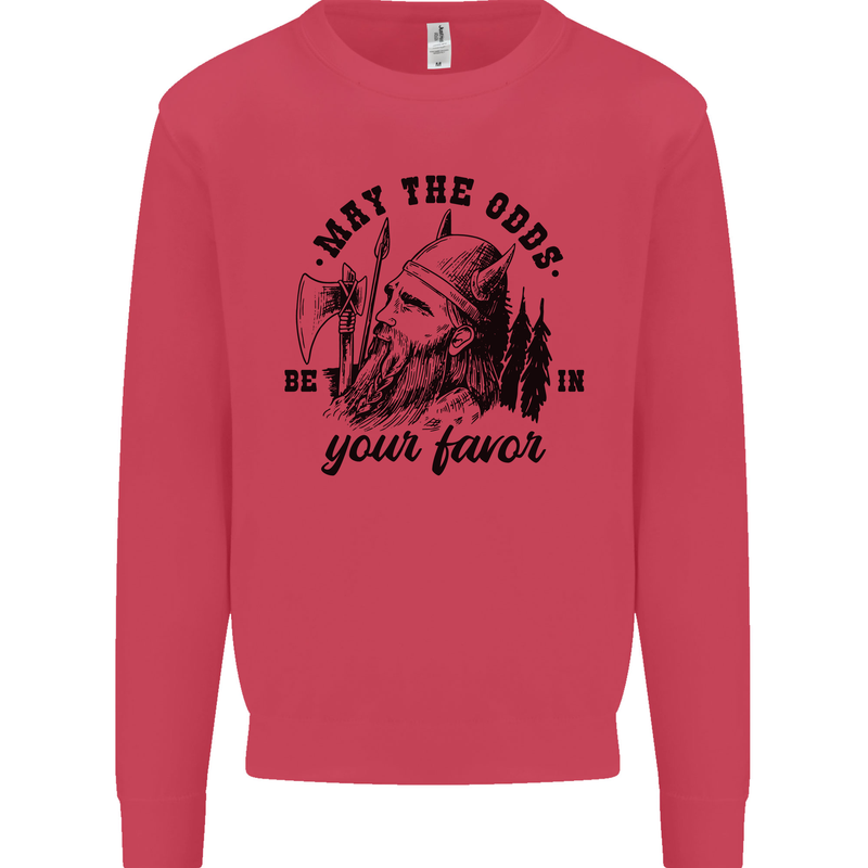 Viking May the Odds Be In Your Favour Mens Sweatshirt Jumper Heliconia