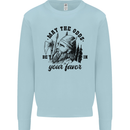 Viking May the Odds Be In Your Favour Mens Sweatshirt Jumper Light Blue