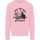 Viking May the Odds Be In Your Favour Mens Sweatshirt Jumper Light Pink