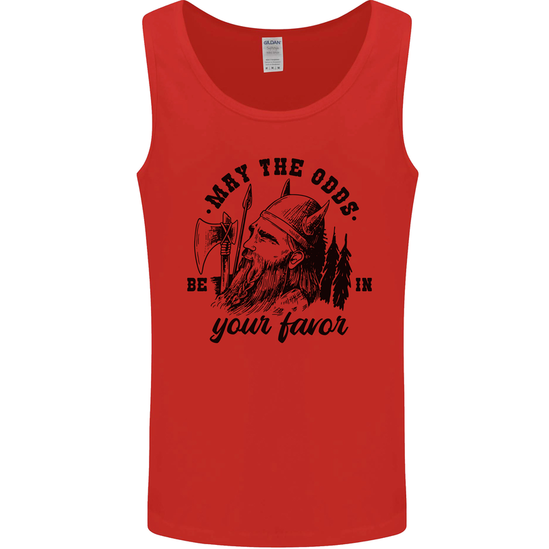 Viking May the Odds Be In Your Favour Mens Vest Tank Top Red