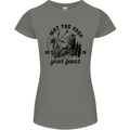 Viking May the Odds Be In Your Favour Womens Petite Cut T-Shirt Charcoal