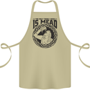 Viking Mead Funny Alcohol Beer Drunk Cotton Apron 100% Organic Khaki