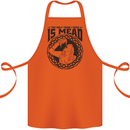 Viking Mead Funny Alcohol Beer Drunk Cotton Apron 100% Organic Orange