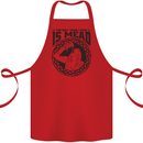 Viking Mead Funny Alcohol Beer Drunk Cotton Apron 100% Organic Red