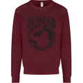 Viking Mead Funny Alcohol Beer Drunk Kids Sweatshirt Jumper Maroon