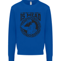 Viking Mead Funny Alcohol Beer Drunk Kids Sweatshirt Jumper Royal Blue