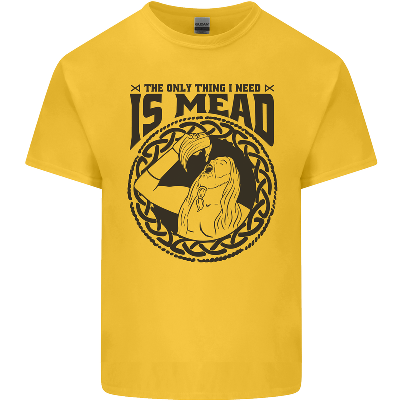 Viking Mead Funny Alcohol Beer Drunk Kids T-Shirt Childrens Yellow