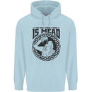 Viking Mead Funny Alcohol Beer Drunk Mens 80% Cotton Hoodie Light Blue