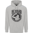 Viking Mead Funny Alcohol Beer Drunk Mens 80% Cotton Hoodie Sports Grey