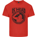 Viking Mead Funny Alcohol Beer Drunk Mens Cotton T-Shirt Tee Top Red