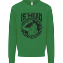 Viking Mead Funny Alcohol Beer Drunk Mens Sweatshirt Jumper Irish Green