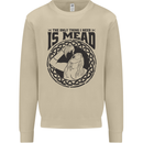 Viking Mead Funny Alcohol Beer Drunk Mens Sweatshirt Jumper Sand