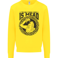 Viking Mead Funny Alcohol Beer Drunk Mens Sweatshirt Jumper Yellow