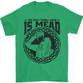 Viking Mead Funny Alcohol Beer Drunk Mens T-Shirt 100% Cotton Irish Green