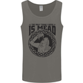 Viking Mead Funny Alcohol Beer Drunk Mens Vest Tank Top Charcoal