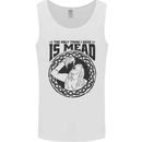 Viking Mead Funny Alcohol Beer Drunk Mens Vest Tank Top White