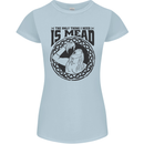 Viking Mead Funny Alcohol Beer Drunk Womens Petite Cut T-Shirt Light Blue