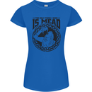 Viking Mead Funny Alcohol Beer Drunk Womens Petite Cut T-Shirt Royal Blue