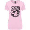 Viking Mead Funny Alcohol Beer Drunk Womens Wider Cut T-Shirt Light Pink