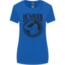 Viking Mead Funny Alcohol Beer Drunk Womens Wider Cut T-Shirt Royal Blue