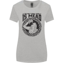Viking Mead Funny Alcohol Beer Drunk Womens Wider Cut T-Shirt Sports Grey