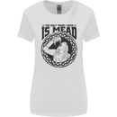 Viking Mead Funny Alcohol Beer Drunk Womens Wider Cut T-Shirt White