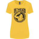 Viking Mead Funny Alcohol Beer Drunk Womens Wider Cut T-Shirt Yellow