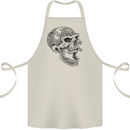 Viking Skull Symbols Cotton Apron 100% Organic Natural