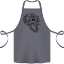 Viking Skull Symbols Cotton Apron 100% Organic Steel