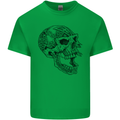 Viking Skull Symbols Kids T-Shirt Childrens Irish Green