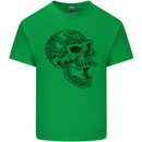 Viking Skull Symbols Mens Cotton T-Shirt Tee Top Irish Green