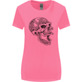 Viking Skull Symbols Womens Wider Cut T-Shirt Azalea