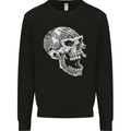 Viking Skull Symbols wp Kids Sweatshirt Jumper Black