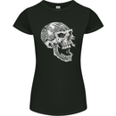 Viking Skull Symbols wp Womens Petite Cut T-Shirt Black