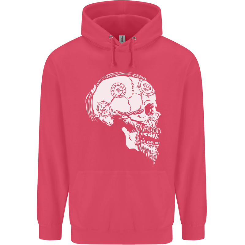 Viking Skull Thor Valhalla Norse Mythology Childrens Kids Hoodie Heliconia